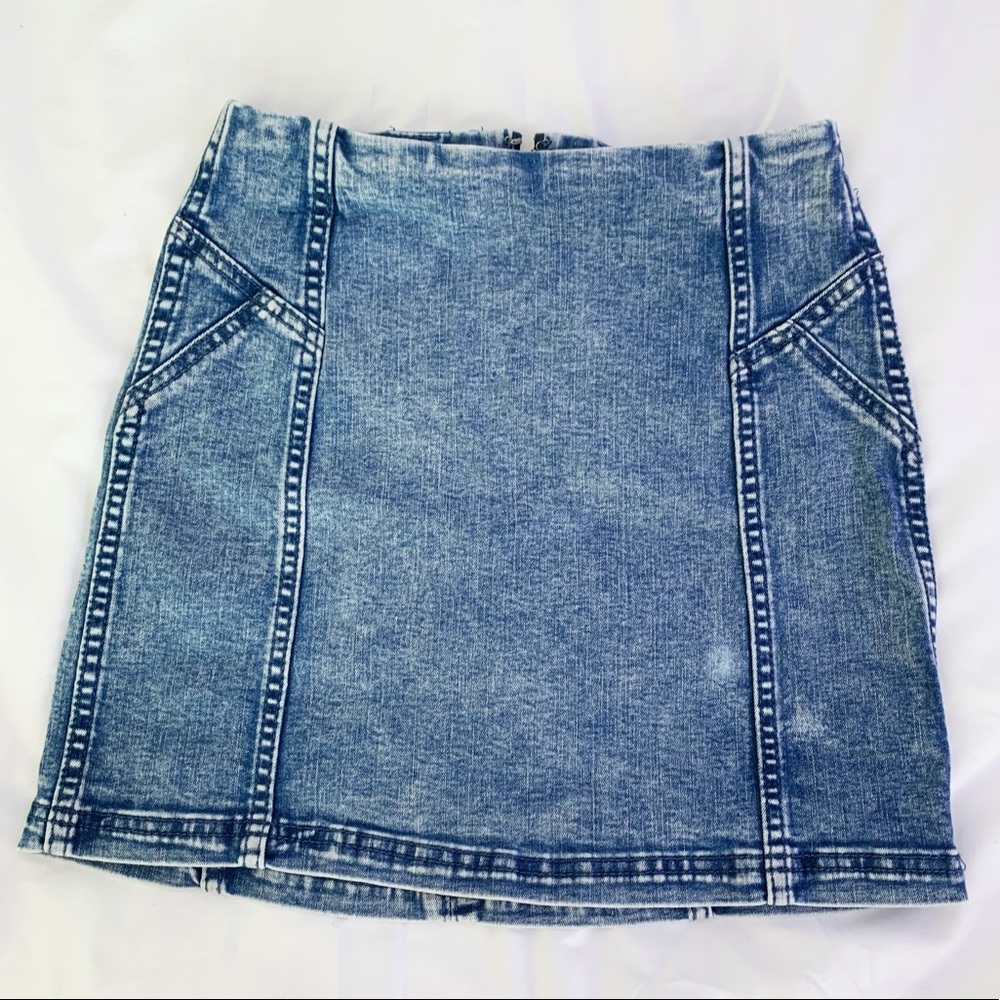 wild fable jean skirt